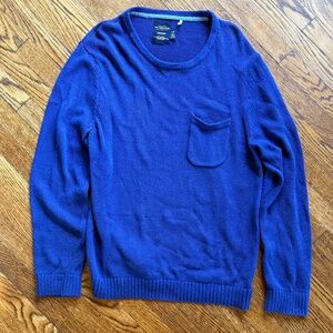 Blue Knit Sweater for Men